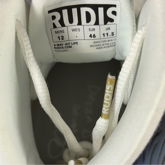 RUDIS JB1 Wrestling Shoes Men’s 12 beacon white gold - Picture 6 of 9